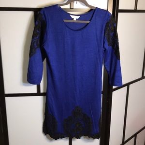 Charming Charlie royal blue dress